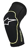 Alpinestars Men's Paragon Knee Guard, Black/Yellow, Small