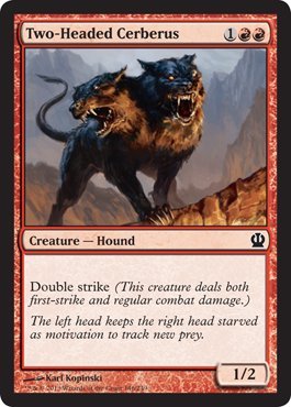 Magic: the Gathering - Two-Headed Cerberus - Theros