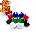 Complete Polyhedral Dice Set of 12pcs D3-D60 60 Sides and 50 Sides RPG Dice Set Opaque Black D3 D4 D6 D8 D10 D% D12 D20 D24 D30 D50 D60