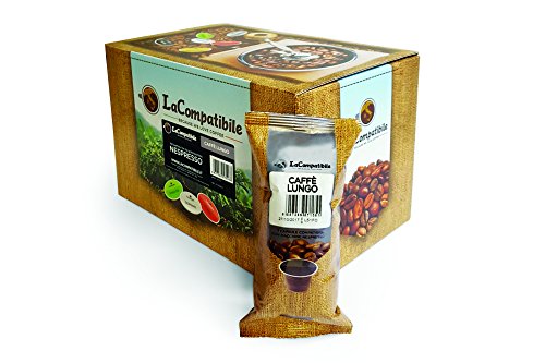 LaCompatibile.it 200 Kaffeekapseln kompatibel mit Nespresso(R) LUNGO