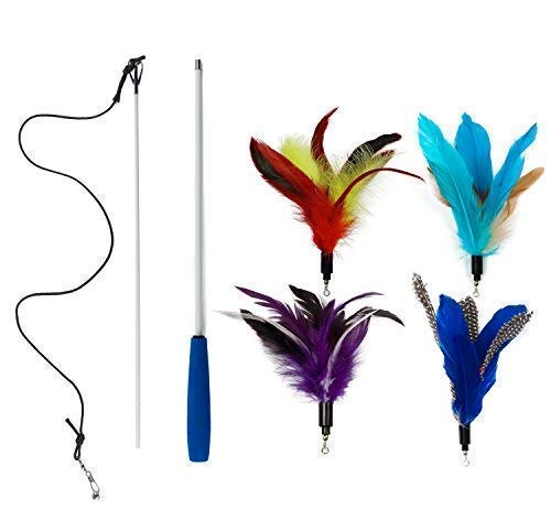 1 EcoCity+Cat+Toys+Feather+Include