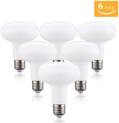 6 Pack-12 Watt R30/BR30 LED Light Bulb(100 Watt Equivalent),R30 - E26 Wide Flood Light Bulb, Medium Screw Base, 1320 Lumens, 120 Volt Indoor/Outdoor, Dimmable, Daylight (5000k)