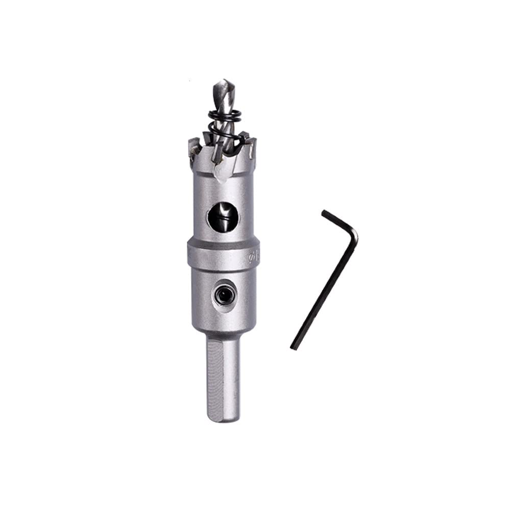 SYDARSYN 19mm Carbide Hole Saw with Arbor, TCT Hole Cutter Drill Bit for Stainless Steel, Sheet, Metal, Wood