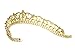 Crystal Beads Flower Prom Bridal Wedding Tiara Crown - Gold Plated T1182