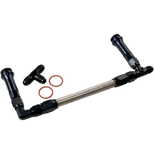 JEGS 110824 Dual Feed Fuel Line (Fuel Log) Kit for Holley 4150
