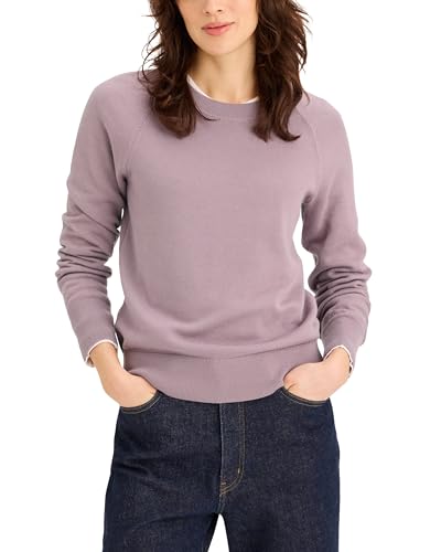 Dockers® Women's Crewneck Sweater Regular Fit, Toadstool, X-Small