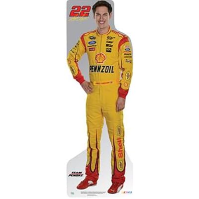 TI47022 Joey Logano Pennzoil 22 NASCAR Cardboard Cutout