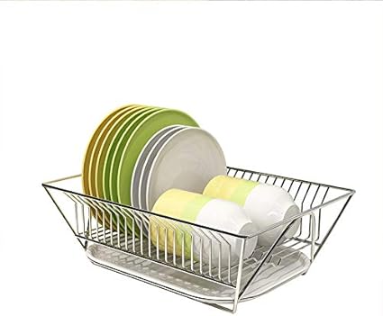 Bastidores de cocina de acero inoxidable para platos y vajillas de