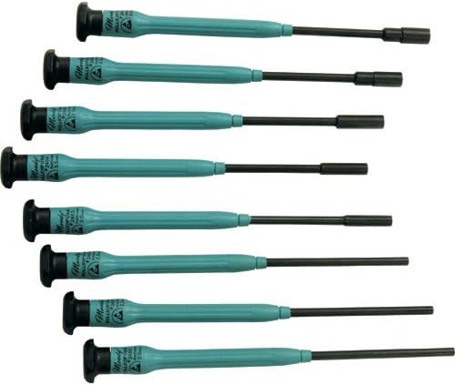 Moody Tools - 8 Pc. Fixed ESD-Safe (Long) Inch Nut Driver Set - 58-0421