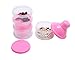 Leegoal(TM) 2 Pack Non-Spill Smart Stackable and Portable Storage System for Formula ,Baby Milk Powder Dispenser / Storage Snack Container BPA Free 4 Compartments,Pink