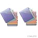 Poly Index Dividers, Double Pocket, 8-Tab, 8-1/2"x11", Multi, Sold as 2 Set