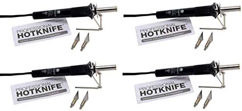 Walnut Hollow Professional Hot Knife for Cutting & Carving Foam Making Stencils and Cutting Vinyl & Plastic (4-(Pack))
