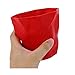 Chris-Wang 1Pcs Creative Out-of-Shape Wrinkle Plastic Pencil Cup/Pen Holder/Cosmetics Organizer/Desk Sorter Bin/Stationery Collection/Make-up Brush Tub(Red)