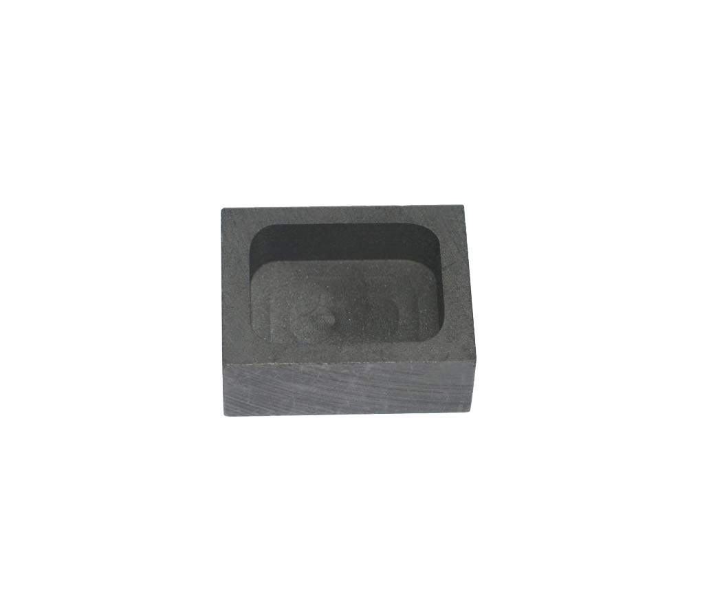 LLF Gold Silver Graphite Ingot Mold Mould Crucible for Melting Casting Refining (50g)