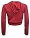 Womens Ladies First B Yourself Limited Edition Print Fleece Hoodie Crop Top