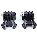 Wiseup 2x Black Buckle Basic Strap Mount Clips for GoPro HD Hero 4 3+ 3 2 1 Sport Camera