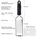 Stainless Steel Cheese Grater, Ergonomic Soft Handle Lemon Ginger Potato Zester with Plastic Cover