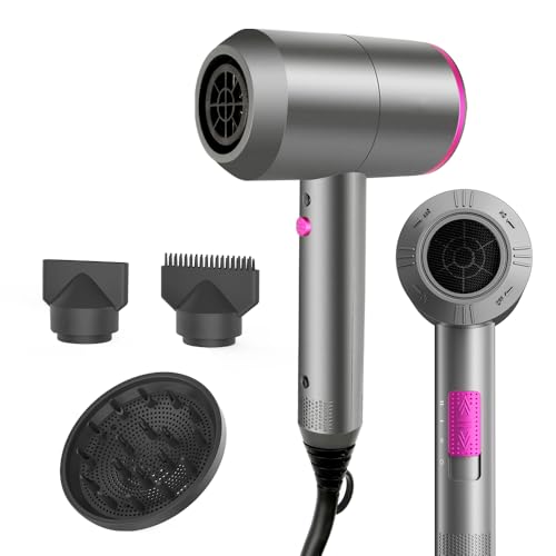 Secador de Pelo Iónico Silk Motor AC Duradero Secadores pelo profesional, Difusor y Concentrador, 3 Temperaturas, 2 Velocidades