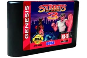 Royal Retro Streets of Rage 3 - USA Label Flashkit MD Electroless Gold PCB Card for Sega Genesis Megadrive Video Game Console