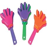 Mini Hand Clappers-36 Pcs - Assorted colors