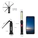 LED Work Light, Coquimbo COB Rechargeable Work Lights with Magnetic Base 360°Rotate and 5 Modes Bright LED Flashlight Inspection Lamp for Car Repair, Household and Emergency Use (2 Pack, 20.3x3.5cm)