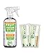 Eat Cleaner Fruit and Veggie Wash Bundle Includes One 12 Oz Spray Veggie Wash and Two Powder Packs; Clean up to 600 lbs of Produce, Produce Cleaner, Produce Wash, Over 99% Better Than Water Alone