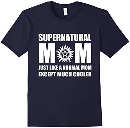Men's Supernatural Mom Just Like a Normal Mom Except Much Cooler  XL Navy