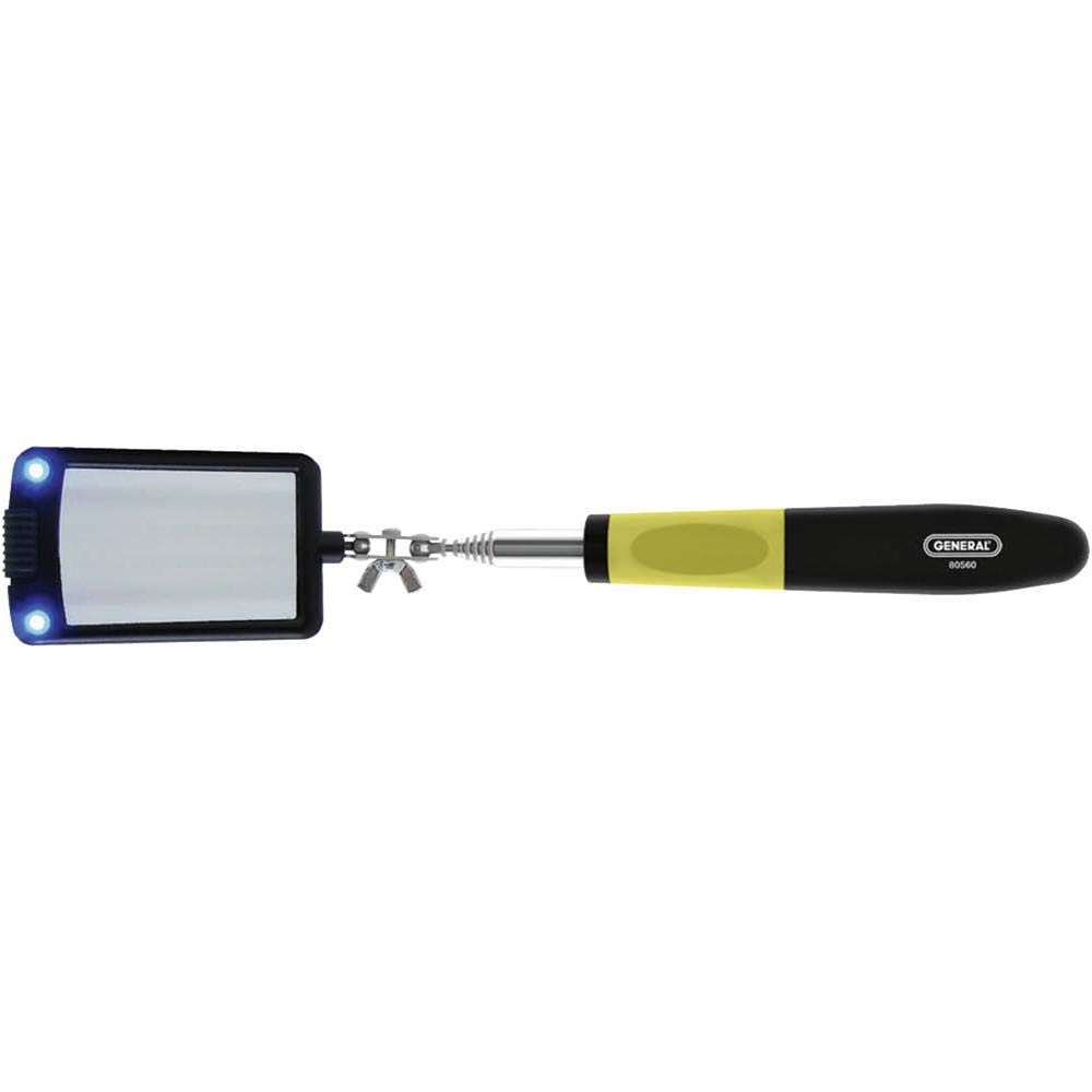 General Tool T26453 Lighted Rectangular Inspection Mirror