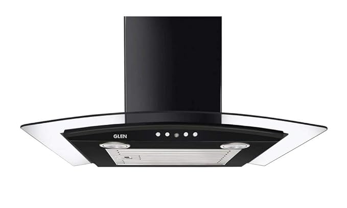 Glen 60cm 1000 m3/hr Chimney (Miso 60 1000 m3 LTW, 1 Baffle Filter, Black)