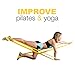 Exercise Bands Stretch Bands Set 2 Long Resistance Bands Loop Bands Light Medium Heavy Levels Best Workout Bands for Gym P90X Fitness Gymnastics Pilates Yoga Ballet Dance Bands Physical Therapy Bands