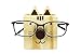 Excelity Organizing Pencil Stationery Eyeglass Phone Holder Cute Animal Shaped & Multi Purpose Use (Kitty)