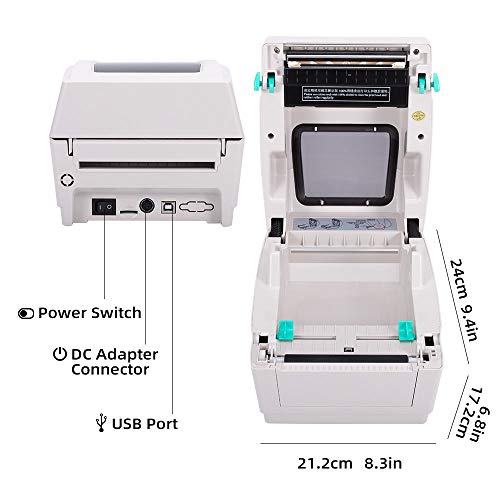 Phomemo PM201 Shipping Label Printer 4x6 Thermal Label Printer