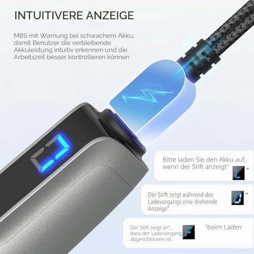 Dr. pen Ultima M8S Professional Microneedling Pen: Wireless Derma Pen, Easy to Use, LED Display, 9 Replacement Cartridges, Authentic Dr Pen Microneedling for Professionals and Home