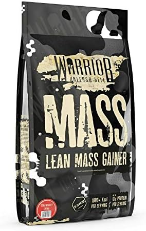 Warrior Mass Gainer Protein Powder 5kg, 18 Servings, 1000 kcal High Calorie Weight Gainer with Whey & Casein