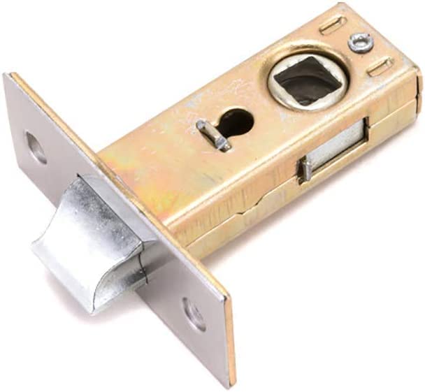 Tubular Mortice Latch 50mm Forked Tongue Lock for for Spring Handle Door Room Bathroom Latches & Bolts