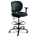 Safco Vuze Heavy-Duty Stool, Big & Tall Office Chair, Ergonomic Swivel Chair for 24/7 Use, 400 lbs Weight Capacity