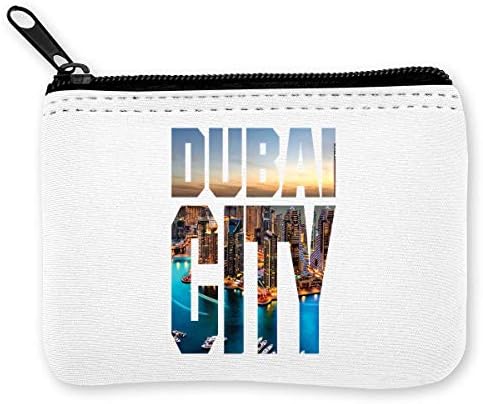 Dubai Metropolis Theme Nice to Coins Zipper Wallet