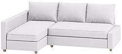 Durable Polyester Flax Friheten Sleeper Sofa Cover