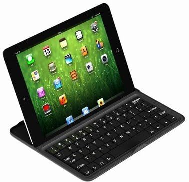 XKTTSUEERCRR Wireless Bluetooth Aluminum Keyboard Stand Case Cover For Apple iPad mini 7.85 7.9 inch Tablet - Black color
