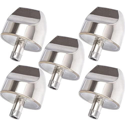 WB03X32194 Range Burner Control Dial Knob Stainless Steel Finish