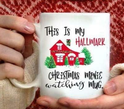 This Is My Hallmark Christmas Movie Watching Mug, This Is My Christmas Watching Mug, Hallmark Movies Mug, Red White House Mug