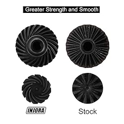 INJORA 24T/12T Alloy Steel Helical Gear Set for