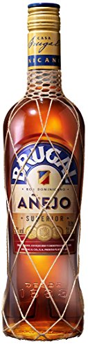 Brugal Añejo | Premium Rum | milde Aromen mit Holznoten und Kokos für ausgewogene Drinks | 38% Vol | 1l