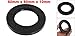 uxcell Black Nitrile Rubber Double Lips Oil Shaft Seal TC 50mm x 80mm x 10mm