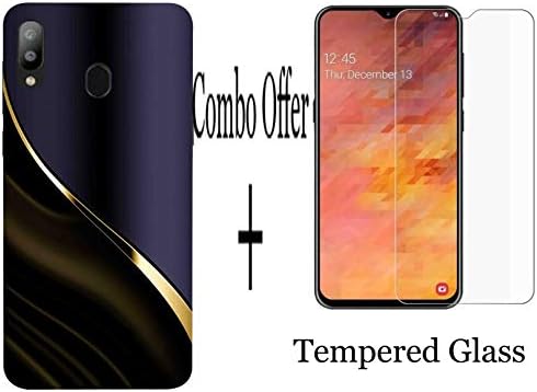 Ac Aditi CREATIONS BACKCOVER with Tempered Glass (Combo Offfer) Samsung Galaxy M20