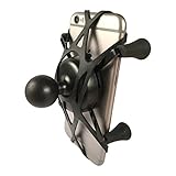 Texel WebGrip with RAM Mount X-Grip Phone Cradle B-Ball 1 inch (Black) TXL-RAM-HOL-UN7B