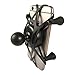 Texel WebGrip with RAM Mount X-Grip Phone Cradle B-Ball 1 inch (Black) TXL-RAM-HOL-UN7B