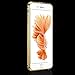 For iPhone 6s Case, Roybens Luxury Air Aluminum Metal Bumper Detachable + Mirror Hard Back Case, 2 in 1 cover, Ultra Thin Frame with Stylish Designs for Apple iPhone 6s - Retail Packaging Gold