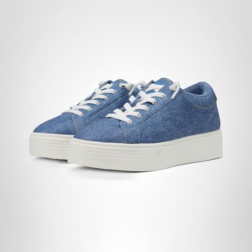 Roxy Women's Sheilahh Slip On Platform Sneaker Shoe, White , 8 medium US