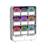 Mind Reader 'Baggy' 9 Drawer Tea Bag and Accessory Holder, White (Kitchen)